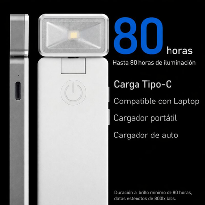 Luz LED para Lectura Nocturna con Clip